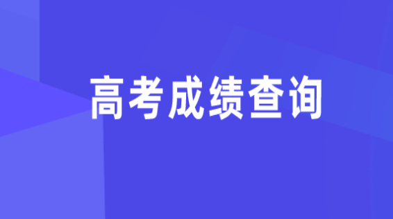 2023各省高考成绩查询入口：国家政务服务平台