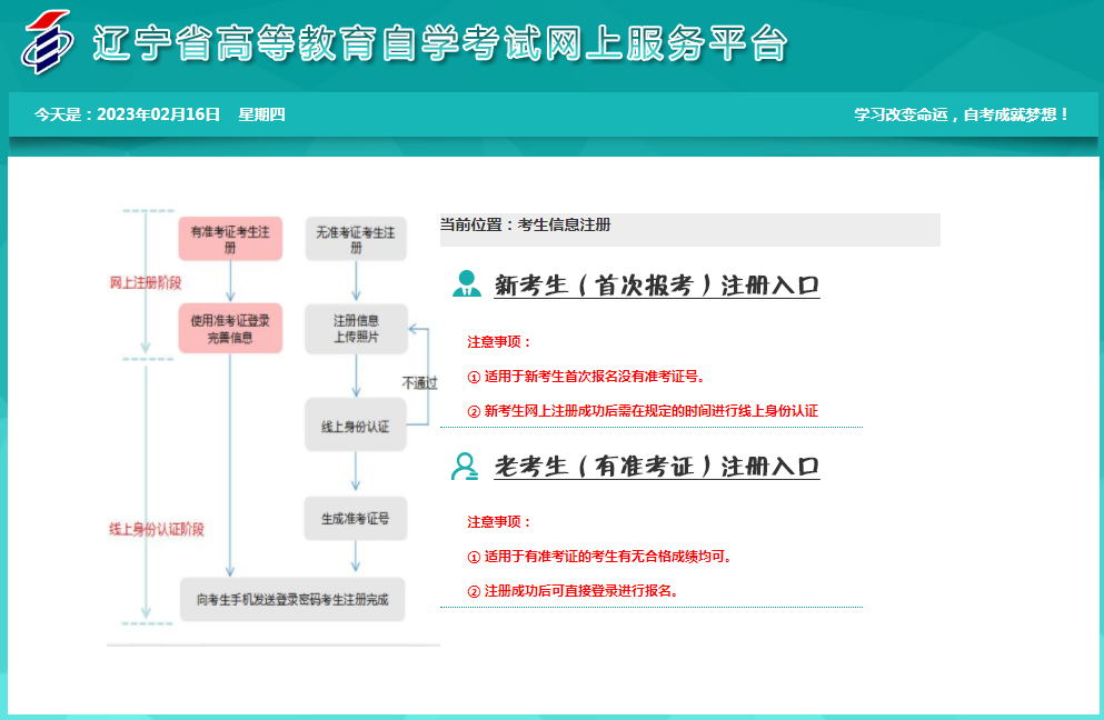 2024年4月辽宁省自考报名流程