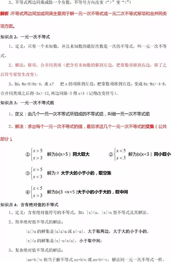 成人高考数学知识点有哪些？知识点归纳汇总！-2