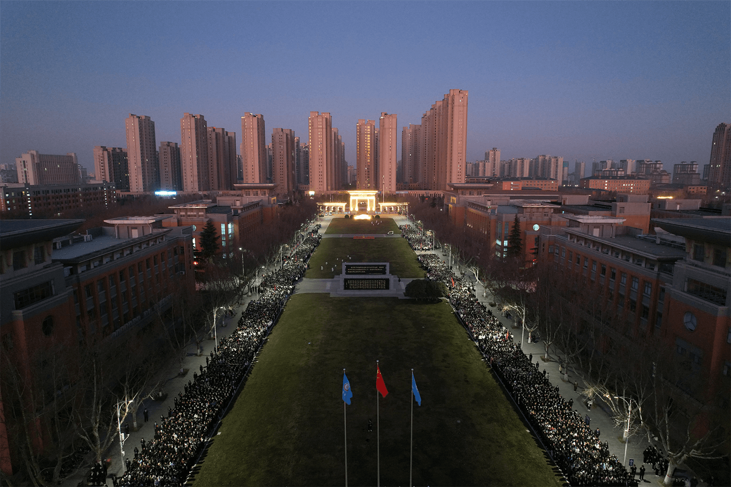 郑州商学院全景图图片