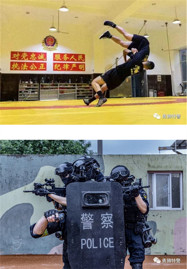 南京森林警察学院特警图片