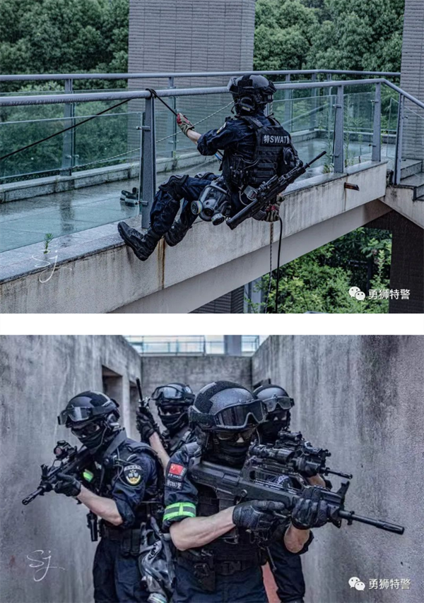 南京森林警察学院特警图片