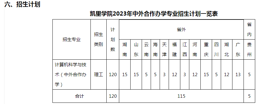 里学院2023年中外合作办学项目计算机科学与技术专业招生简章