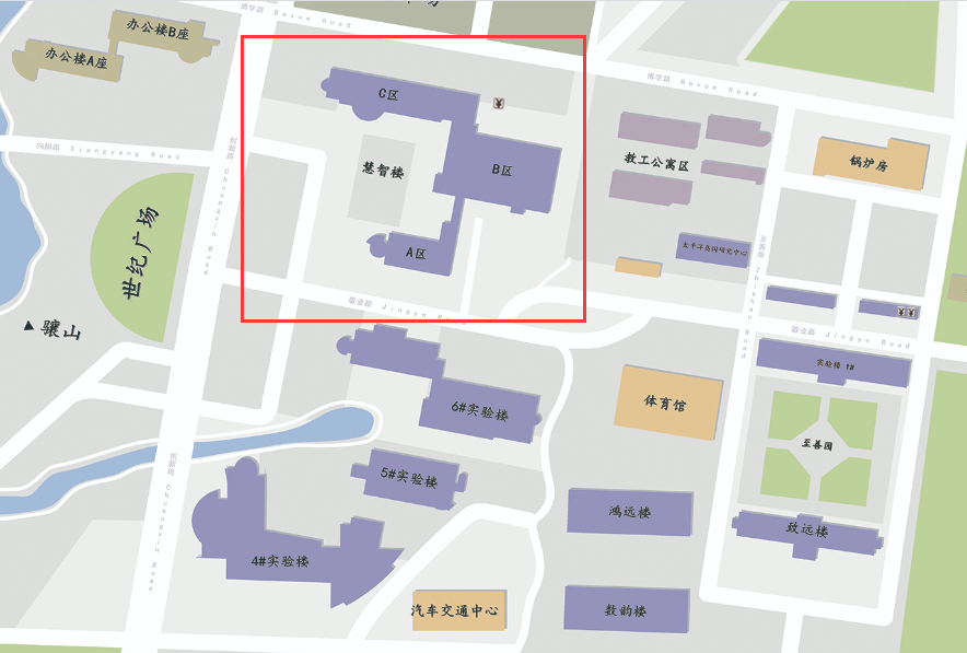 聊城大学西校区地图图片