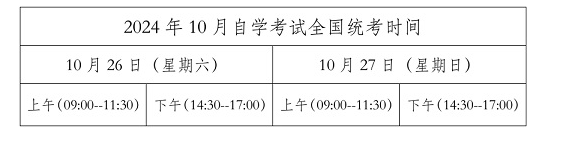 黑龙江省招生考试信息港：关于我省2024年10月高等教育自学考试注册报考相关工作的通知